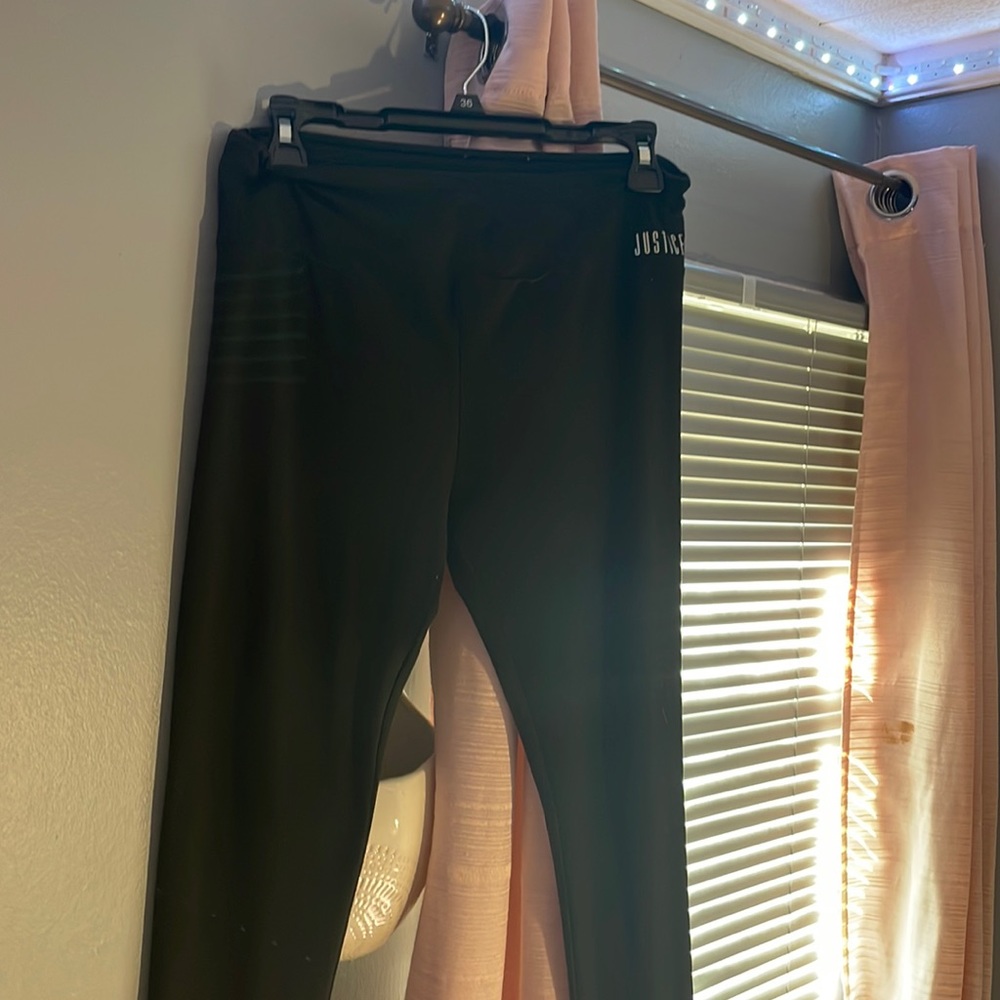 Justice Black Leggings